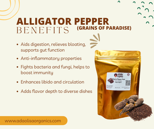 Alligator Pepper (Grains of Paradise) 10 Count